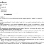 Immunisation DTaP